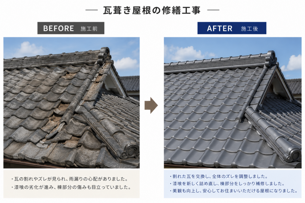 株式会社DAICHUの屋根リフォームの事例